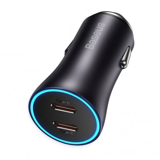  Baseus Pro Golden Contactor Car Charger 2x USB-C / 40W 