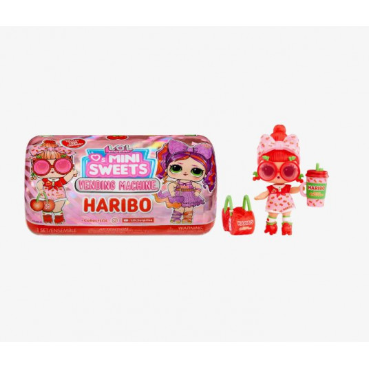 L.O.L. SURPRISE - lėlytė staigmenos rutulyje Loves Mini Sweets Haribo Vending Machine, 119883