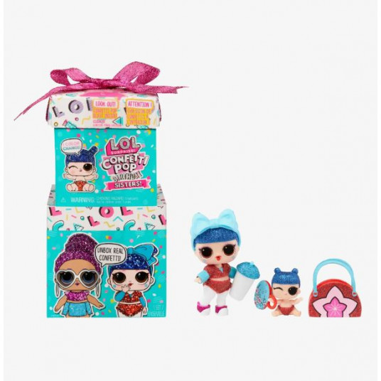 L.O.L. SURPRISE - lėlytės su priedais dėžutėje Confetti Pop Birthday, 589976