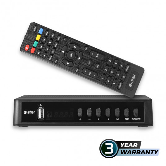  TV priedelis STB eSTAR T2 618 HD Black 