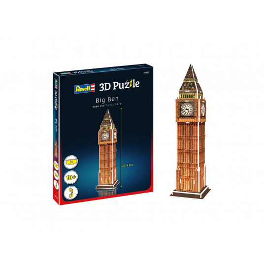  REVELL 3D dėlionė Big Ben, 13d., 00120 