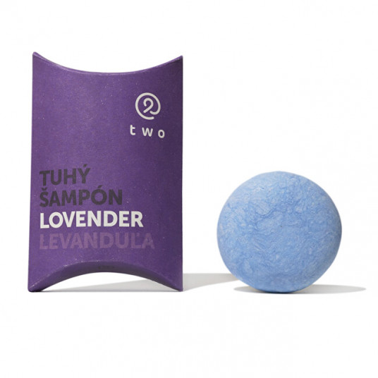  two cosmetics - Solid shampoo for oily hair with dandruff LOVENDER 85 g 