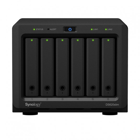  6-Bay Synology DS620SLIM - CPU Celeron J3355 - nur 2,5" Laufwerke 
