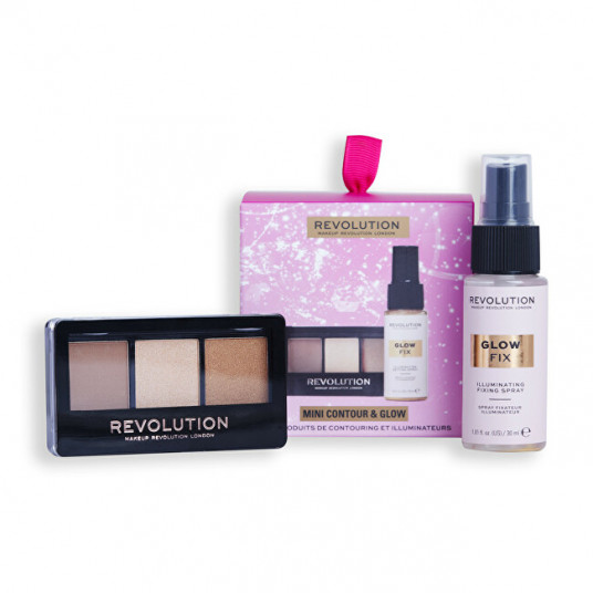  Revolution - Gift set of decorative cosmetics Mini Contour & Glow 