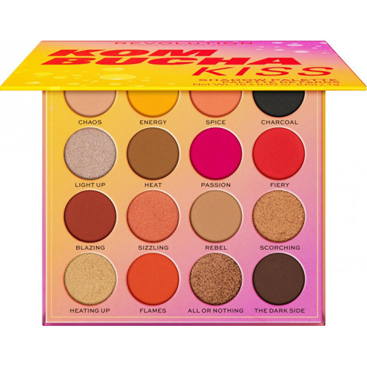  Revolution - Eye shadow palette Hot Shot Shadow Kombucha Kiss Palette 16 g 