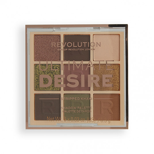Revolution - Eye shadow palette Ultimate Desire Shadow Palette Stripped Khaki 8.1 g