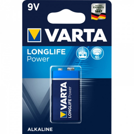  Baterijos Varta 6LR61/9V Longlife Power 4922 (High Energy) 2x6LR61/9V 