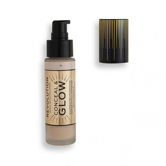  Revolution - Make-up Conceal & Glow (Illuminating Foundation) 23 ml - F1 