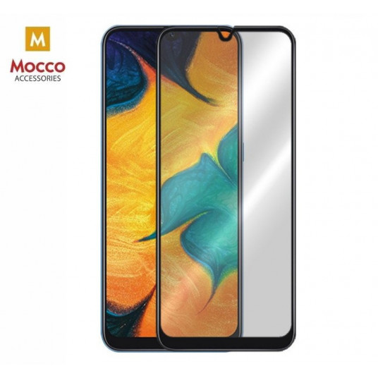 Mocco Full Face 5D / Full Glue Tempered Glass Full Coveraged with Frame Samsung A606 Galaxy A60 Black