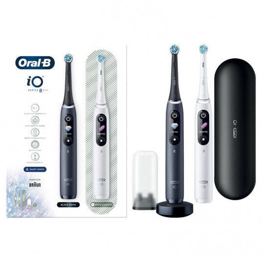 El. toothbrush Braun DUO  iO8 black+white 