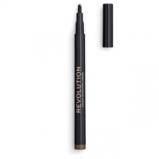Revolution - Micro Brow Pen 1 ml - Medium Brown