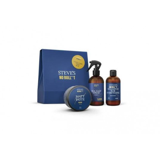  Steve´s - Stev?v box vlasové trio (Shampoo, Matt Paste Medium, Sea Salt Spray) 