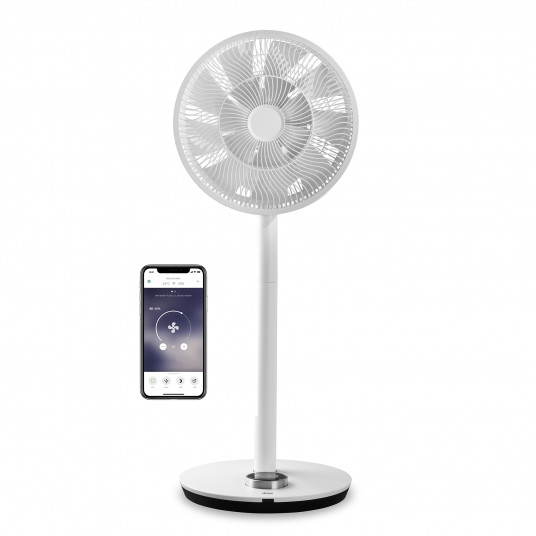  Duux Smart Fan Whisper Flex Stand Fan, Timer, Number of speeds 26, 3-27 W, Oscillation, Diameter 34 cm, White 