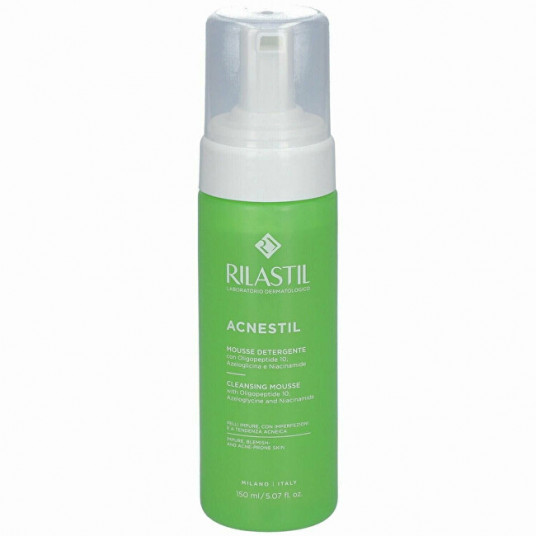  Rilastil - Čisticí pěna pro smíšenou a mastnou pleť se sklonem k akné Acnestil (Cleansing Mousse) 150 ml 