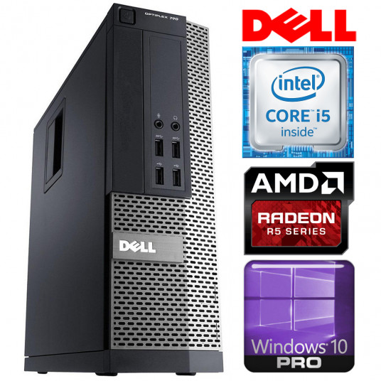  DELL 790 SFF i5-2400 8GB 1TB R5-340 2GB WIN10Pro 