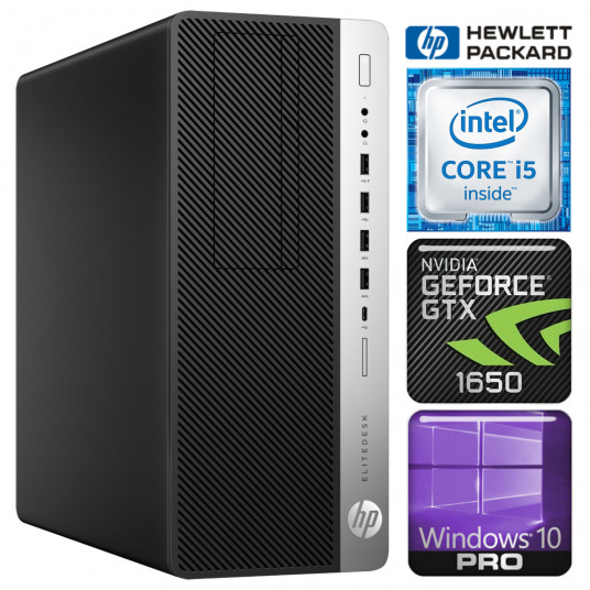  HP 800 G3 Tower i5-7500 8GB 128SSD M.2 NVME+2TB GTX1650 4GB WIN10Pro 