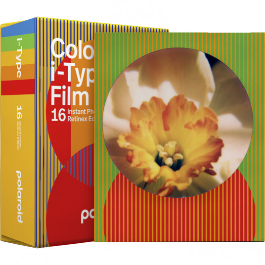  POLAROID COLOR FILM FOR I-TYPE ROUND FRAME RETINEX DOUBLE 