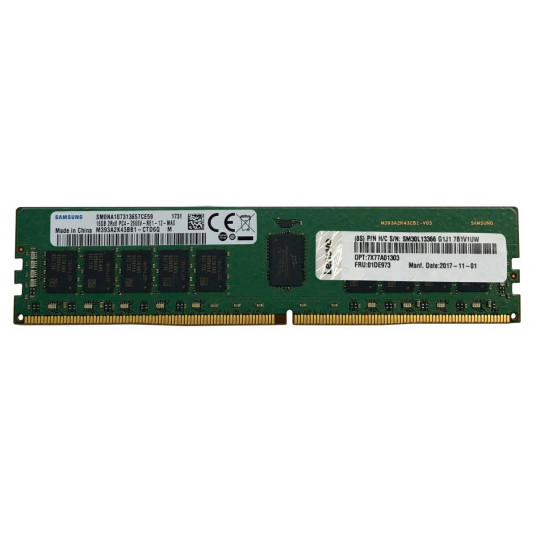 THINKSYSTEM 16GB TRUDDR4 3200 MHZ (2RX8, 1.2V) ECC UDIMM 