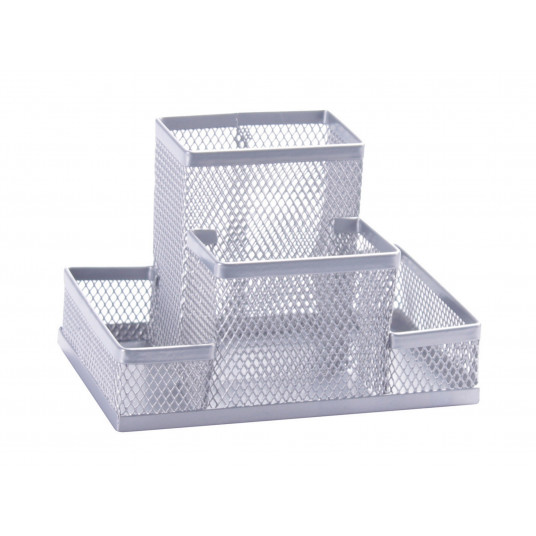 Metalinė pieštukinė 153x103x100mm, sidab