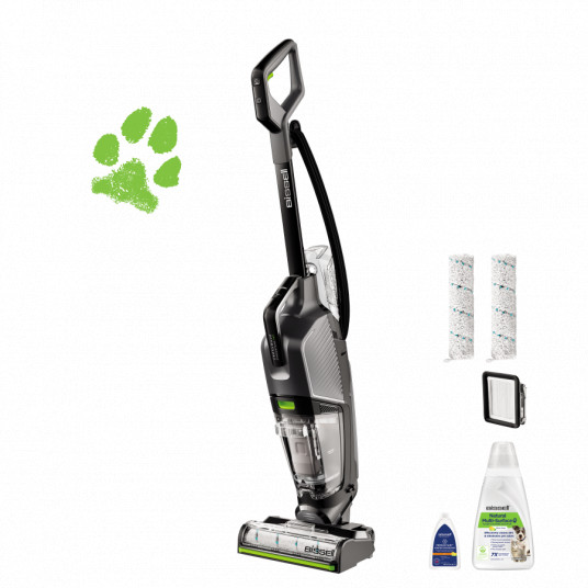  Bissell Crosswave HydroSteam Pet Pro All-in one Multi-Surface Cleaner, Grey 