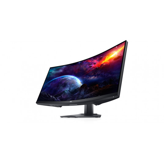  Dell LCD S3422DWG 34 ", VA, WQHD, 3440 x 1440, 21:9, 2 ms, 400 cd/m², Black, HDMI ports quantity 2 