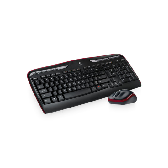  Logitech MK330 Wireless Keyboard+Mouse, Keyboard layout Russian, Black, Mouse included, Russian, Numeric keypad, USB dongle 