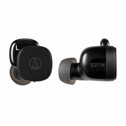  Ausinės Audio Technica ATH-SQ1TWBK Black 