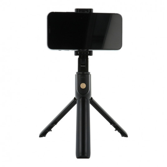  RoGer 2in1 Selfie Stick + Tripod Telescopic Stand with Bluetooth Remote Control / Black 