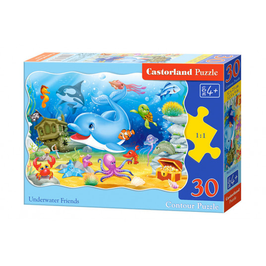  Dėlionė Castorland Underwater Friends, 30 dalių 