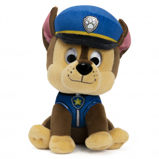 PAW PATROL Pliušinis šuniukas-patrulis CHASE, 15cm