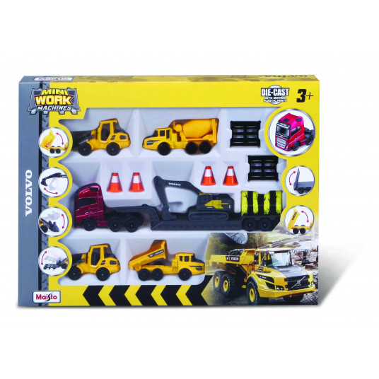 MAISTO DIE CAST 1:64 rinkinys Volvo su krautuvu, 12437