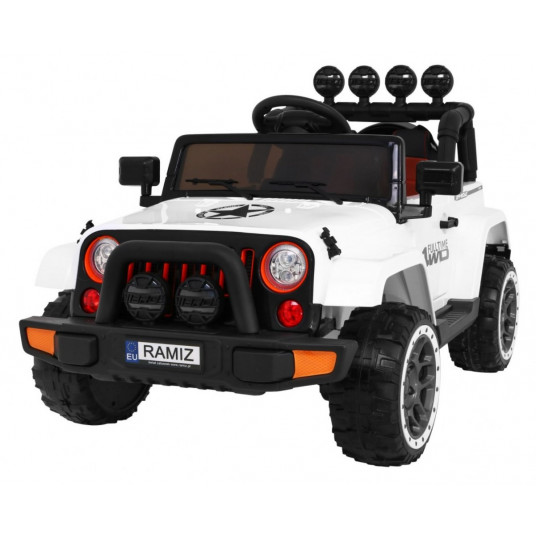 Vienvietis visureigis Full time 4WD, baltas