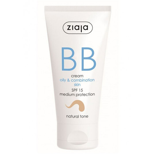 Ziaja - BB cream for oily, combination skin tone natural SPF15 50 ml