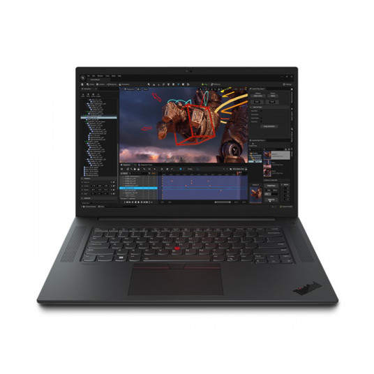  Lenovo ThinkPad P1 (Gen 6) Black, Paint, 16 ", IPS, WUXGA, 1920 x 1200, Anti-glare, Intel Core i7, i7-13700H, 16 GB, SSD 512 GB, NVIDIA RTX A1000, GDDR6, 6 GB, No Optical drive, Windows 11 Pro, 802.11ax, Bluetooth version 5.1, Keyboard language English, K 