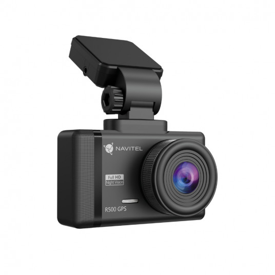  Navitel R500 GPS dashcam with high-quality shooting, digital speedometer, and GPS-informer 