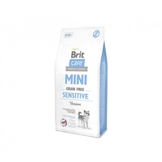 Sausas pašaras Brit Care Mini Sensitive sausas maistas mažų veislių šunims 7 kg
