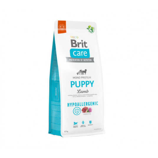  Sausas pašaras Brit Care Hypoallergenic Puppy Lamb sausas maistas šuniukams su ėriena 3 kg 