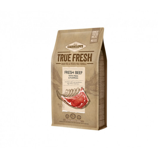 Pašaras šunims Carnilove True Fresh Beef sausas maistas šunims su jautiena 1,4 kg