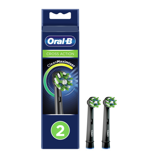  Dantų šepetėlio antgalis Oral-B EB50-2 CrossAction Black 