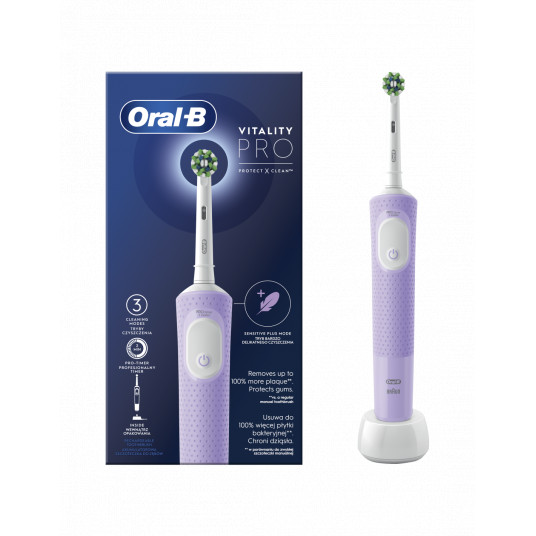  Elektrinis Dantų Šepetėlis Oral-B Vitality Pro D103.413.3D Lilac Mist 