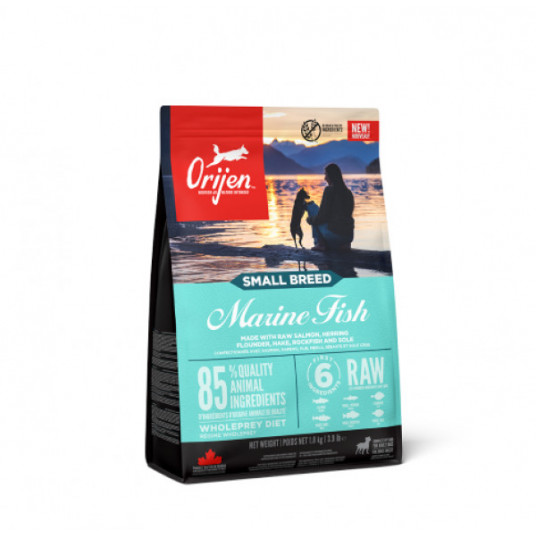  Pašaras šunims Orijen Small Breed Marine Fish sausas maistas šunims 1,8 kg 
