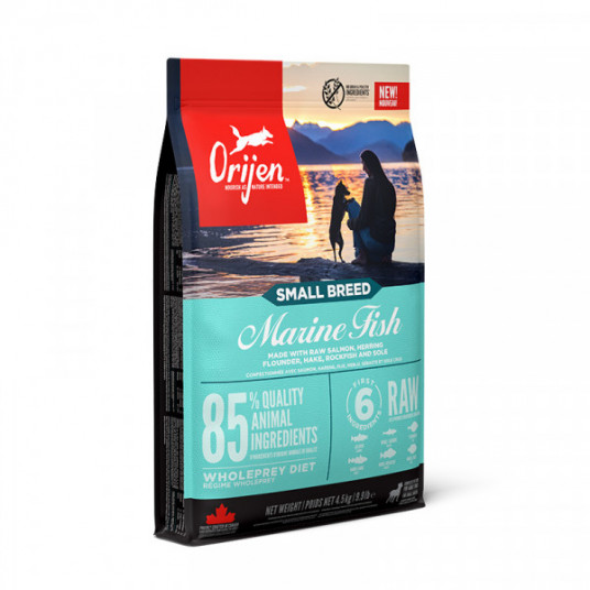 Pašaras šunims Orijen Small Breed Marine Fish sausas maistas šunims 4,5 kg