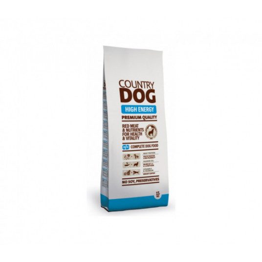 Pašaras šunims Country Dog High Energy sausas maistas šunims 15 kg