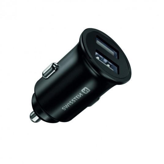  Swissten Car Charger 2x USB 4.8A 