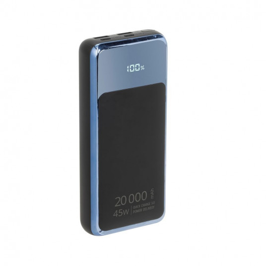  RIVACASE Power Bank 20000 mAh QC/PD 45W LCD for Laptop Black 