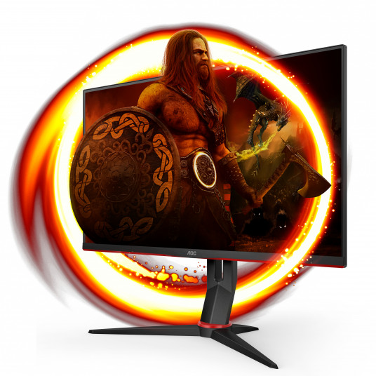  AOC Monitor Q27G2S/EU 27 ", IPS, QHD, 2560 x 1440, 16:9, 1 ms, 350 cd/m², Black, Headphone out (3.5mm), 165 Hz, HDMI ports quantity 2 