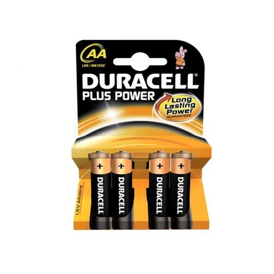  Duracell AA/LR6, Alkaline Plus Power MN1500, 4 pc(s) 