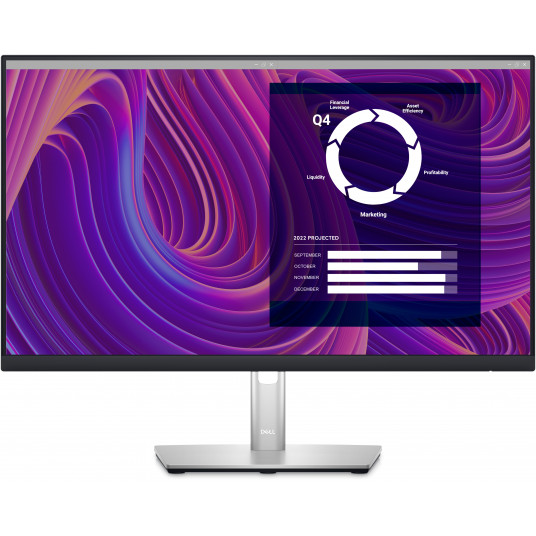  Dell Monitor P2423D 23.8 ", IPS, QHD, 2560 x 1440, 16:9, 5 ms, 300 cd/m², Black, 60 Hz, HDMI ports quantity 1 