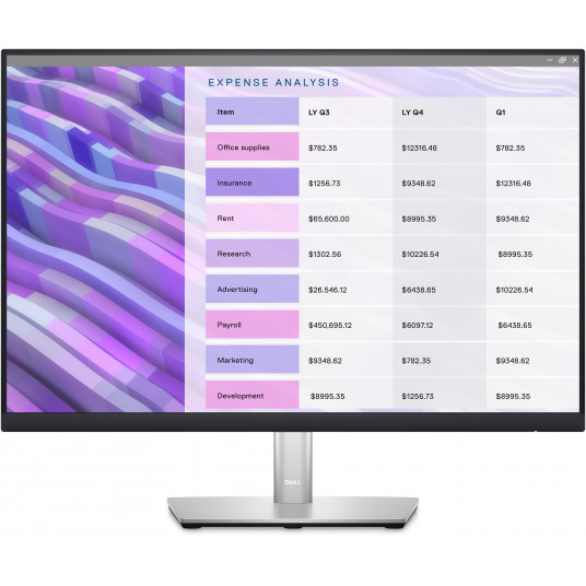  Dell Monitor P2423 24 ", IPS, WUXGA, 1920 x 1200, 16:10, 5 ms, 300 cd/m², Black, 60 Hz, HDMI ports quantity 1 