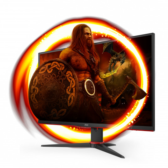  AOC Monitor 27G2SAE/BK 27 ", VA, FHD, 1920 x 1080, 16:9, 1 ms, 350 cd/m², Black, Headphone out (3.5mm), 165 Hz, HDMI ports quantity 2 